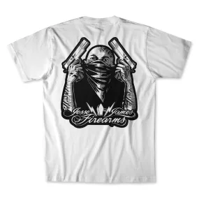 JJFU DOS PISTOLAS TEE - WHITE