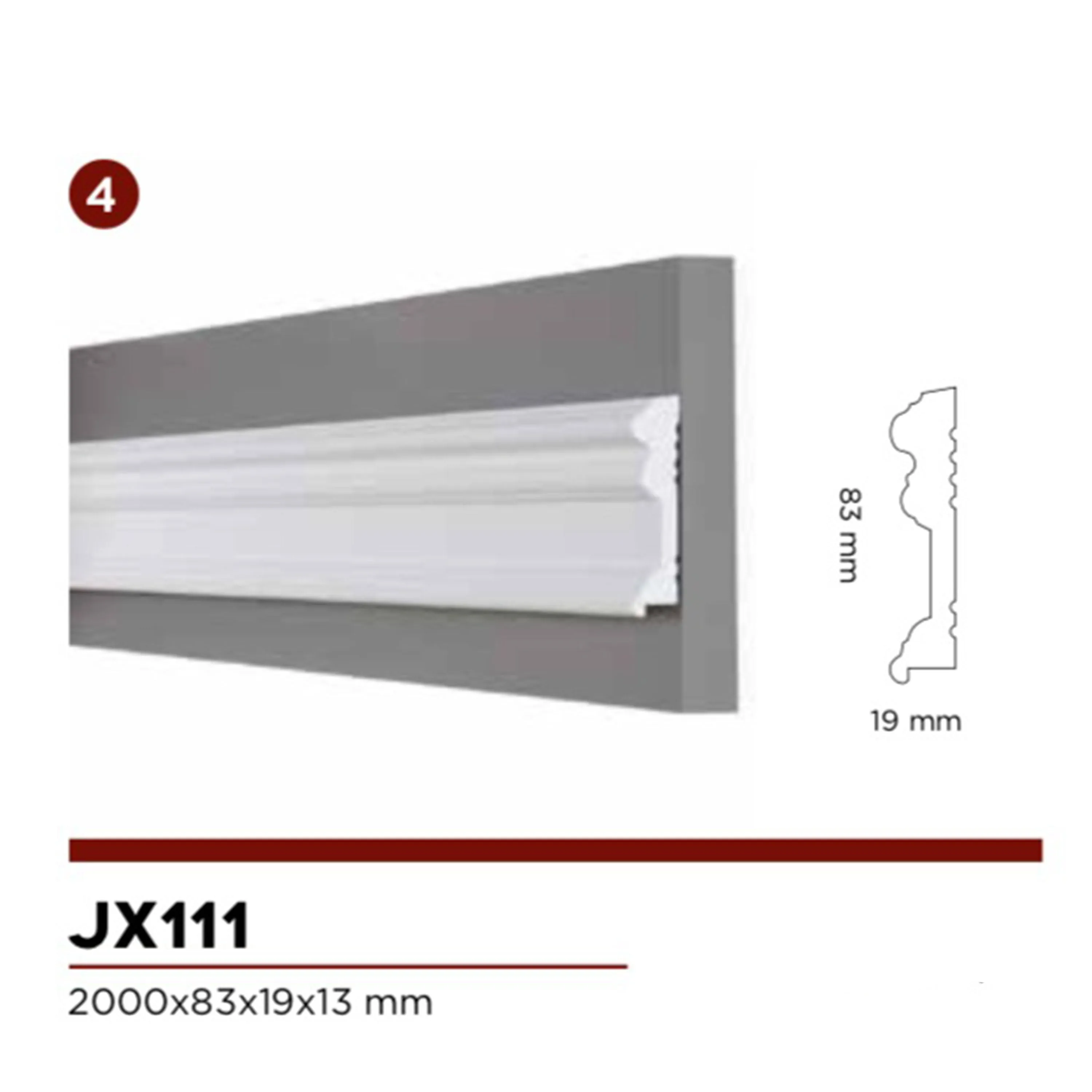 3,4mq di Boiserie in Duropolimero Polistrutturato Mod.ATLANTA L2xH1,7mt