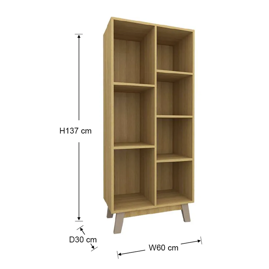 Aiden 60 cm High Bookcase