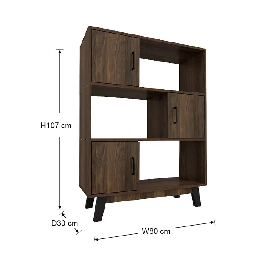 Aiden 80 cm Mid Bookcase