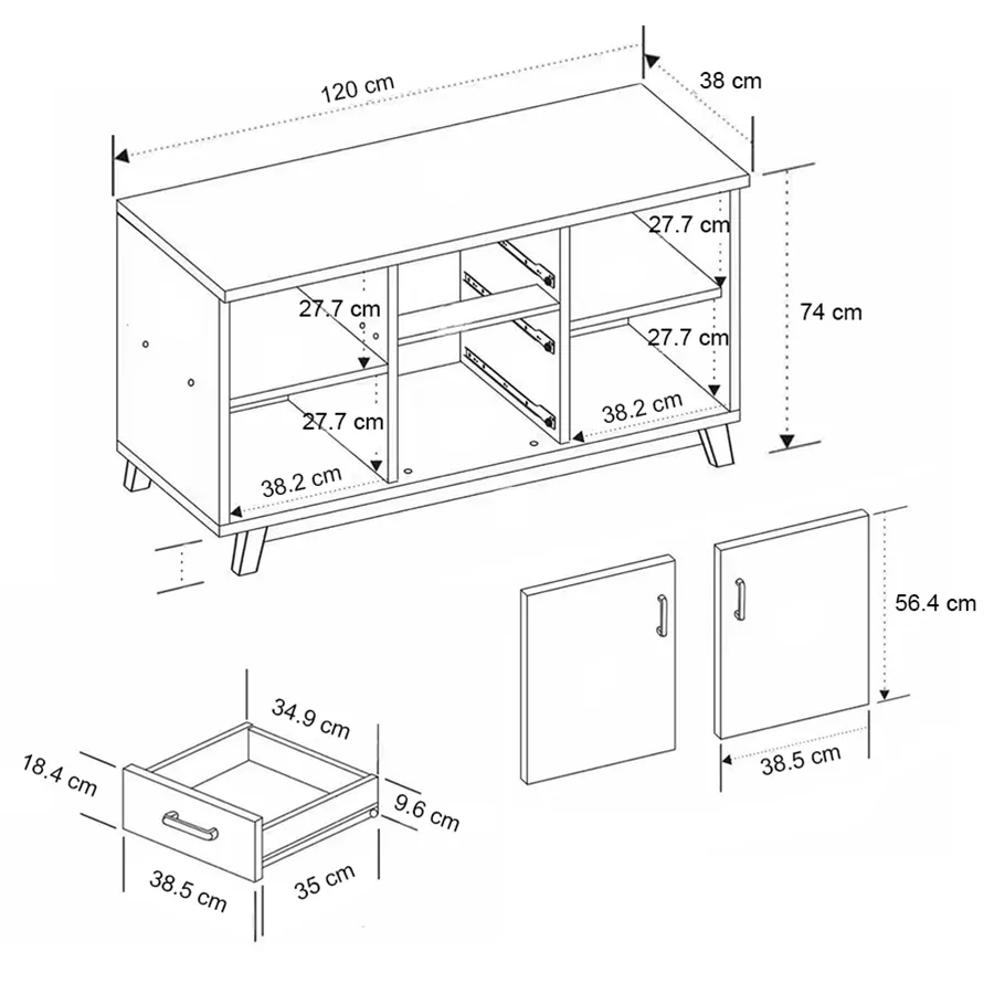 Aiden Buffet Cabinet