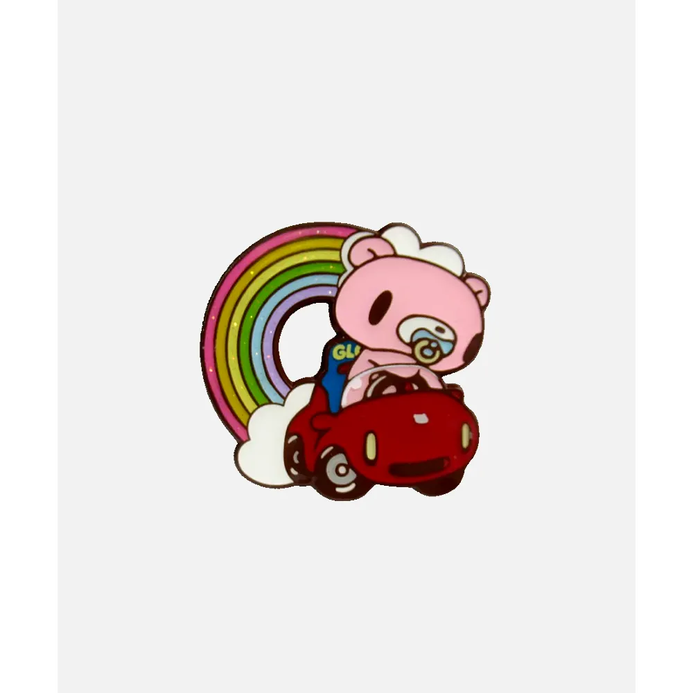 Baby Gloomy In a Car Enamel Pin