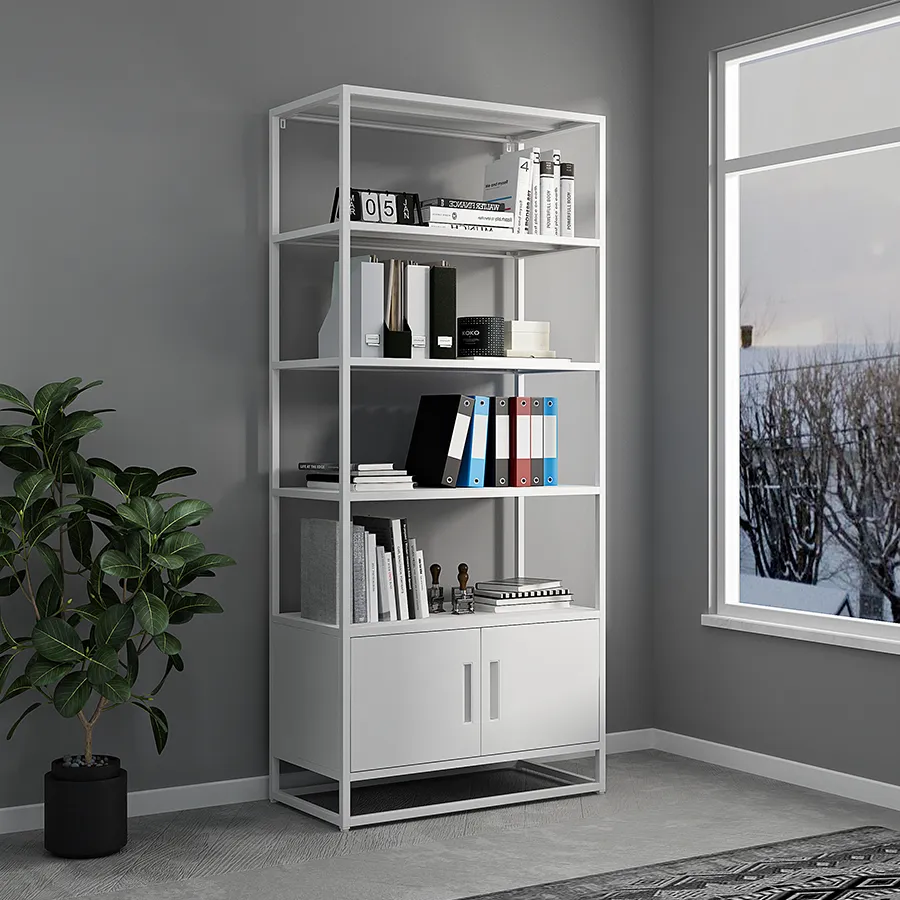 Brussel Wide Book Shelves Cabinet