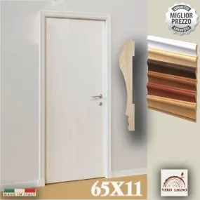 Coprifilo Mostrina telaio porte finestre in Legno massello Imperiale 65x11 varie essenze