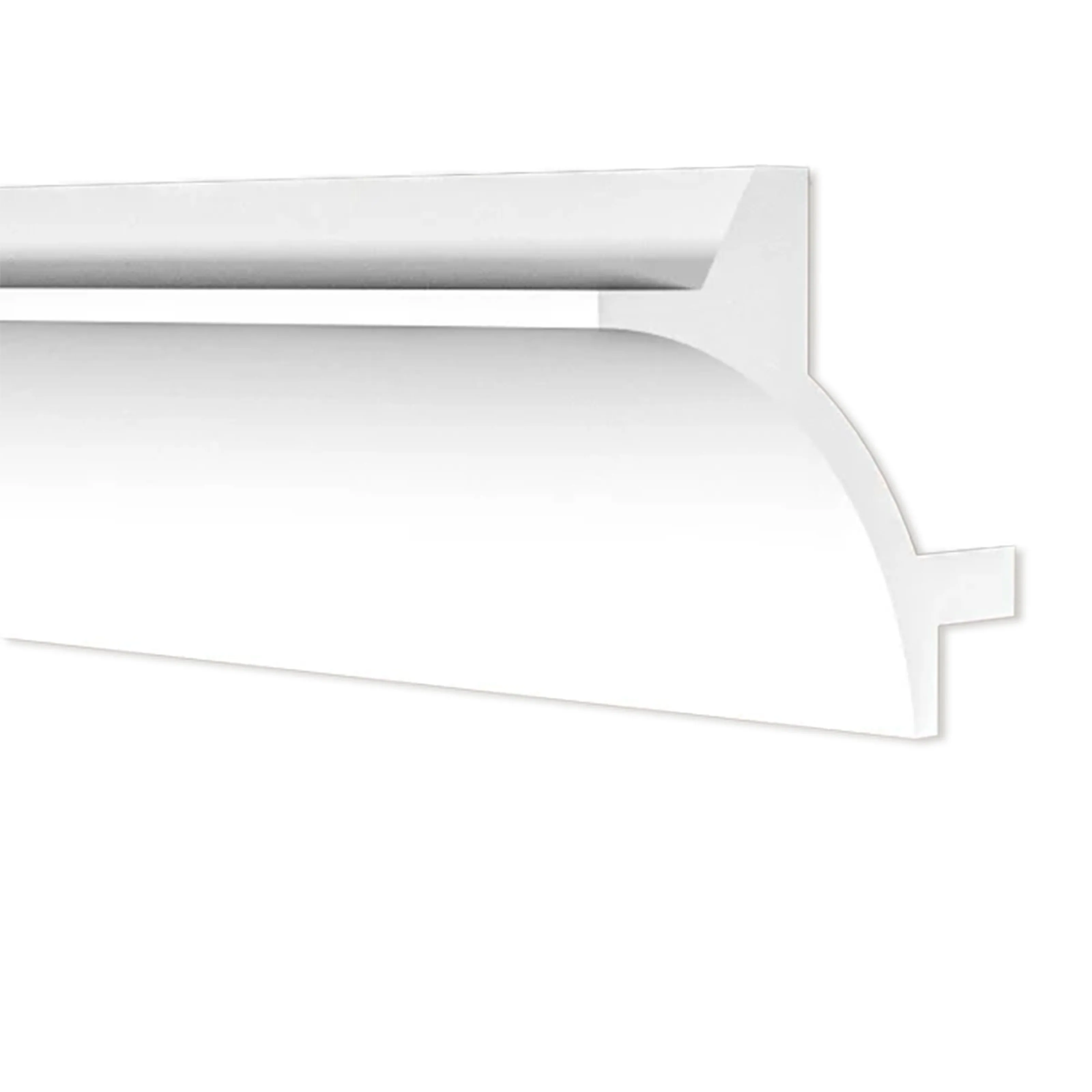 CORNICE A SOFFITTO con predisposizione LED 90x90x2000mm in POLIMERI - Polistrutturato (prezzo al metro)