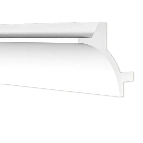 CORNICE A SOFFITTO con predisposizione LED 90x90x2000mm in POLIMERI - Polistrutturato (prezzo al metro)