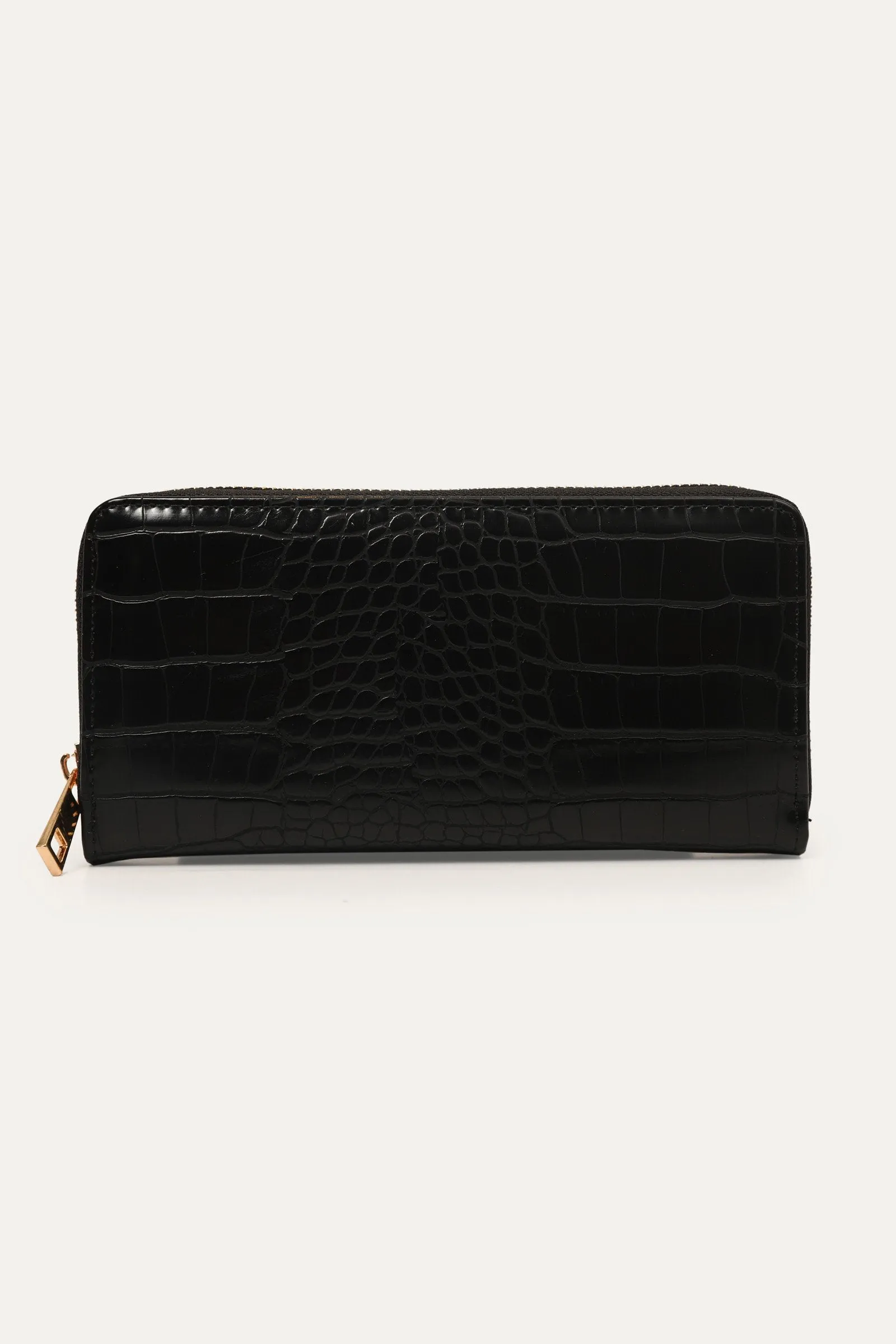 Croc Textured Clutch