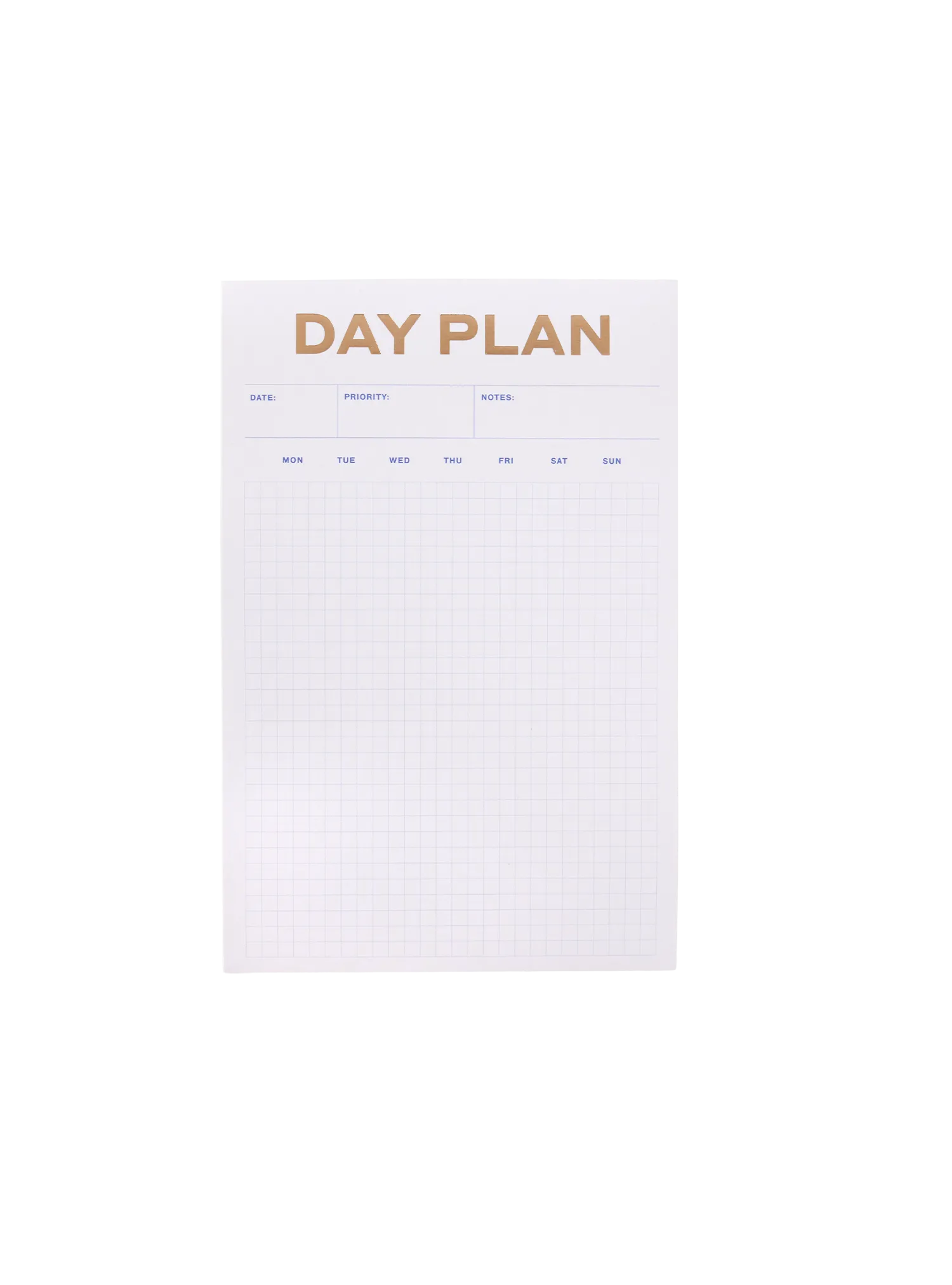 Day Plan Notepad