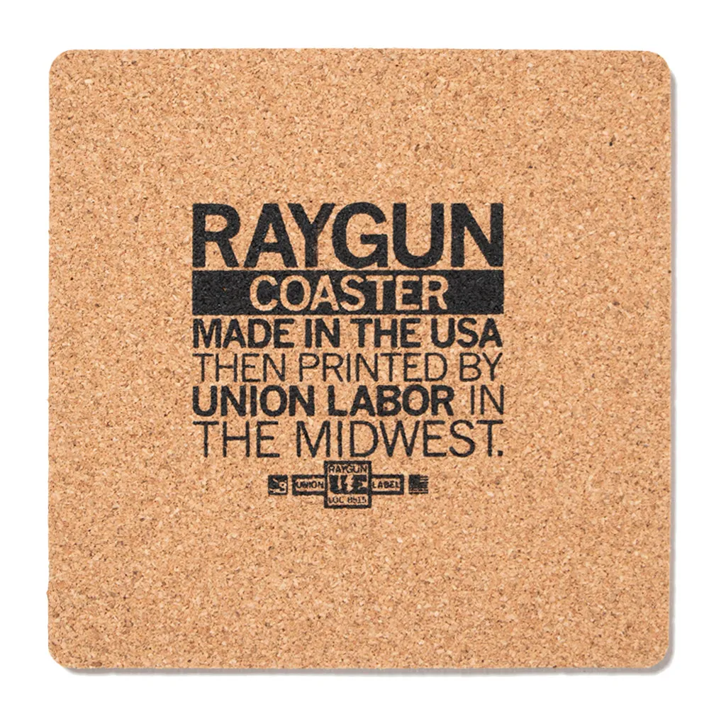 Dos RAYGUN Cork Coaster