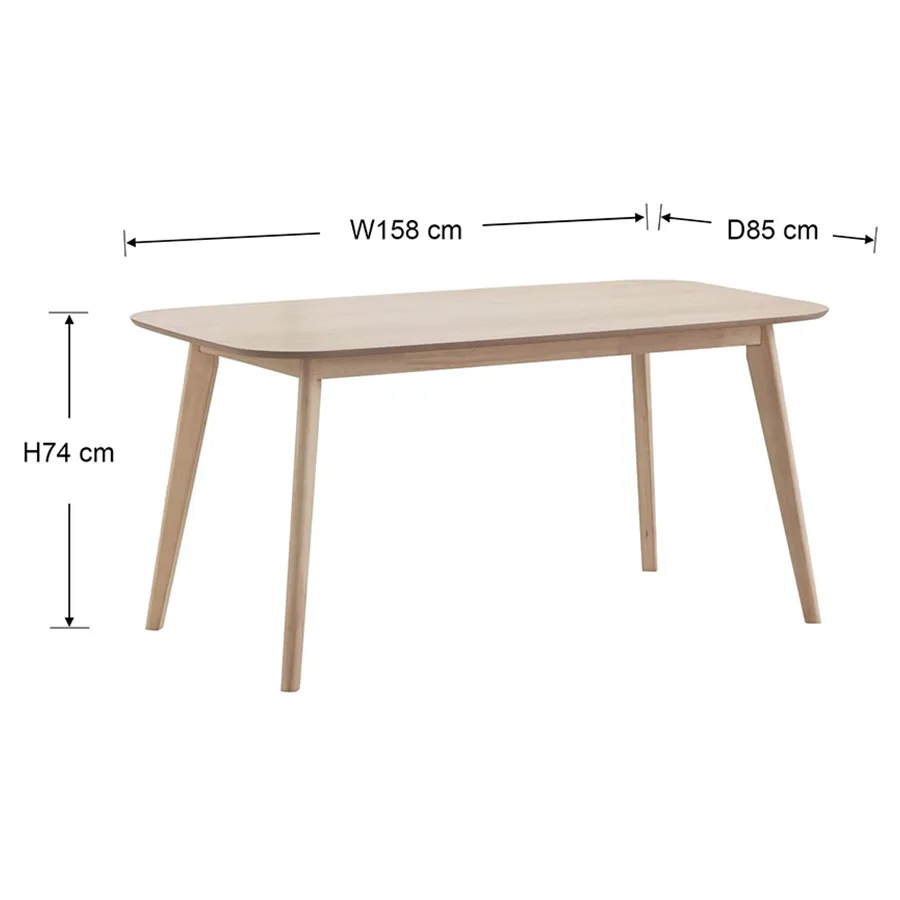 Elland 6 Seater Dining Table