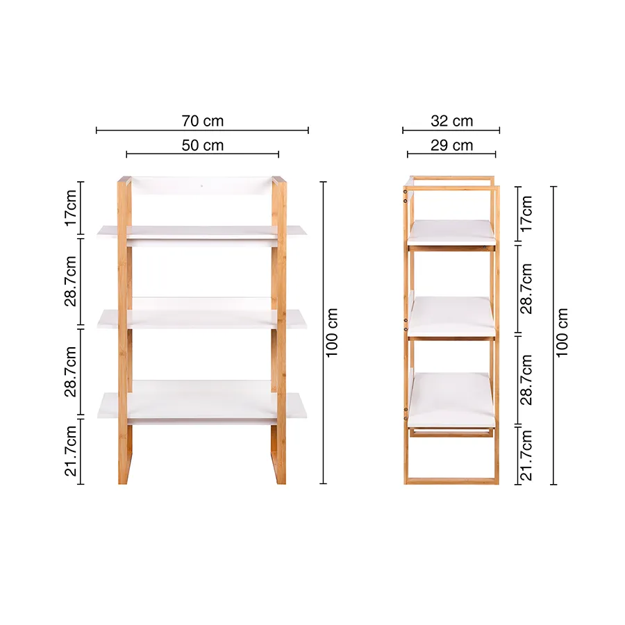 Everett Bookcase 3 Tier