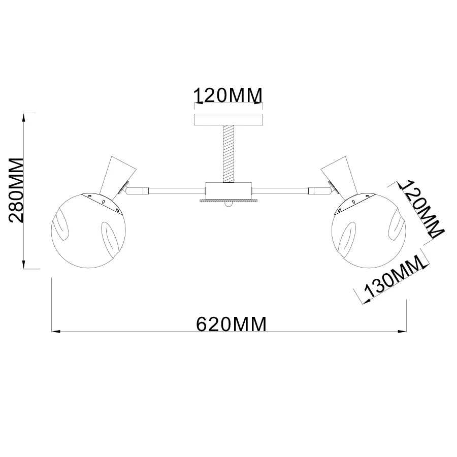 Gesine Semi-flush Mount Light