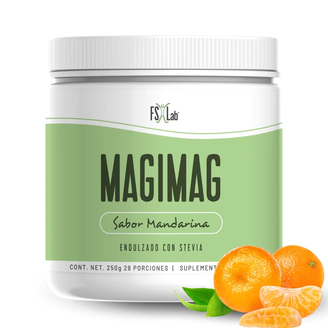 MagiMag sabor mandarina(250g de Citrato de Magnesio en polvo para tomar con agua)