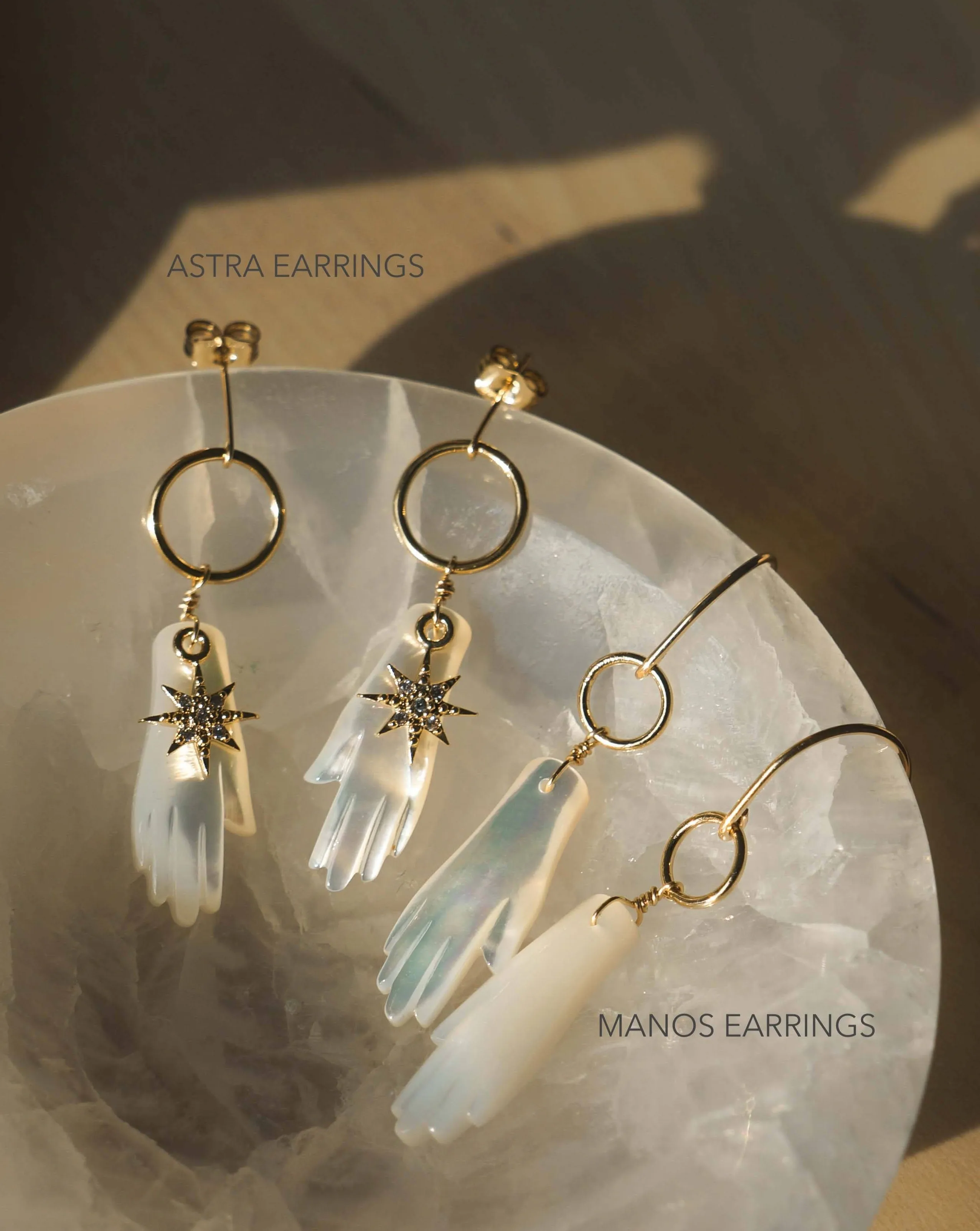 Manos Hoop Earrings