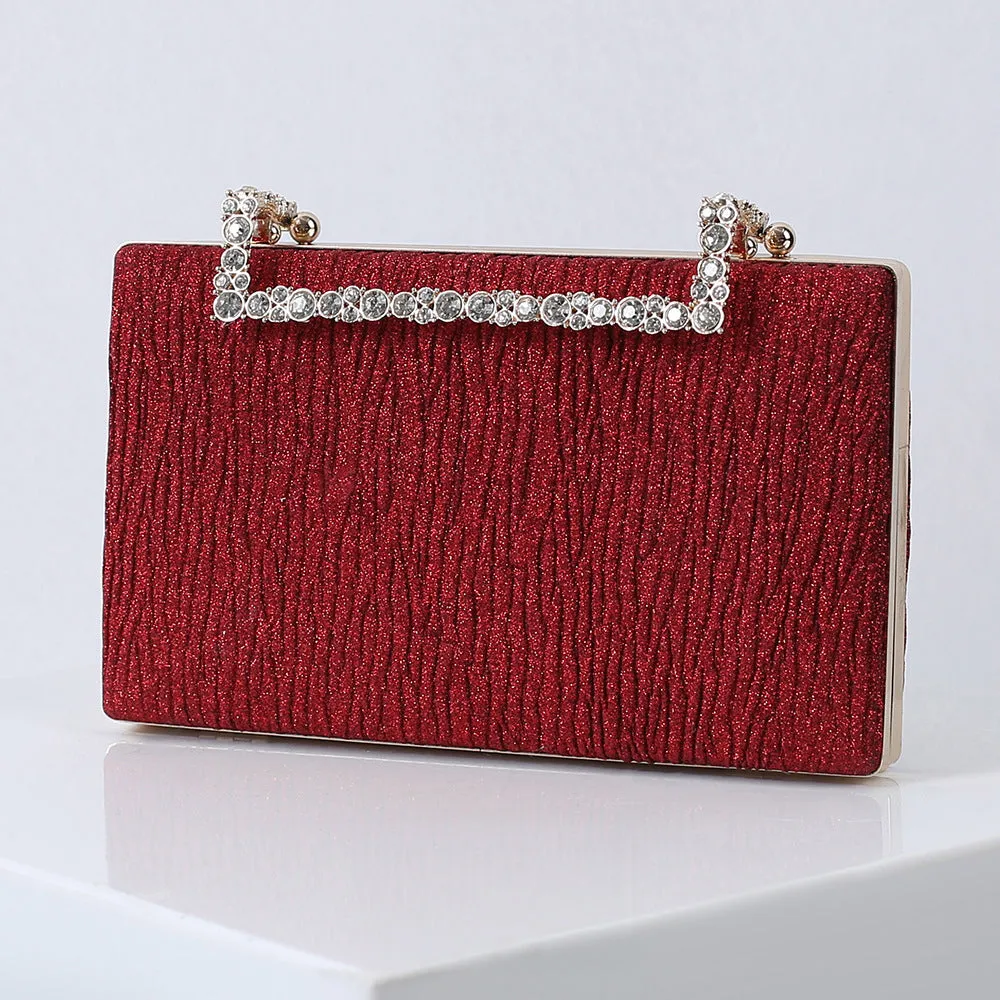 Maria Pleated Clutch Bag