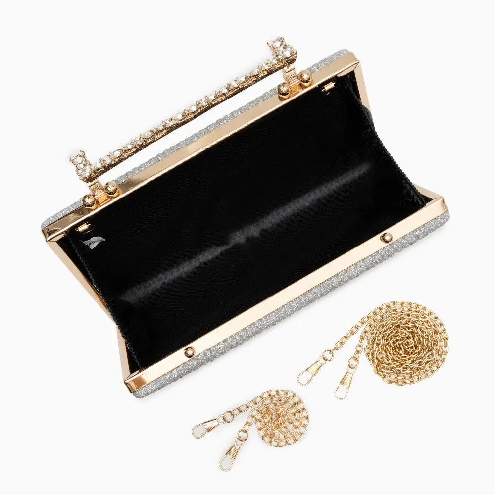 Maria Pleated Clutch Bag