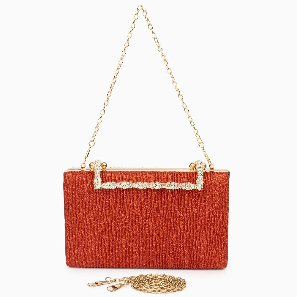 Maria Pleated Clutch Bag