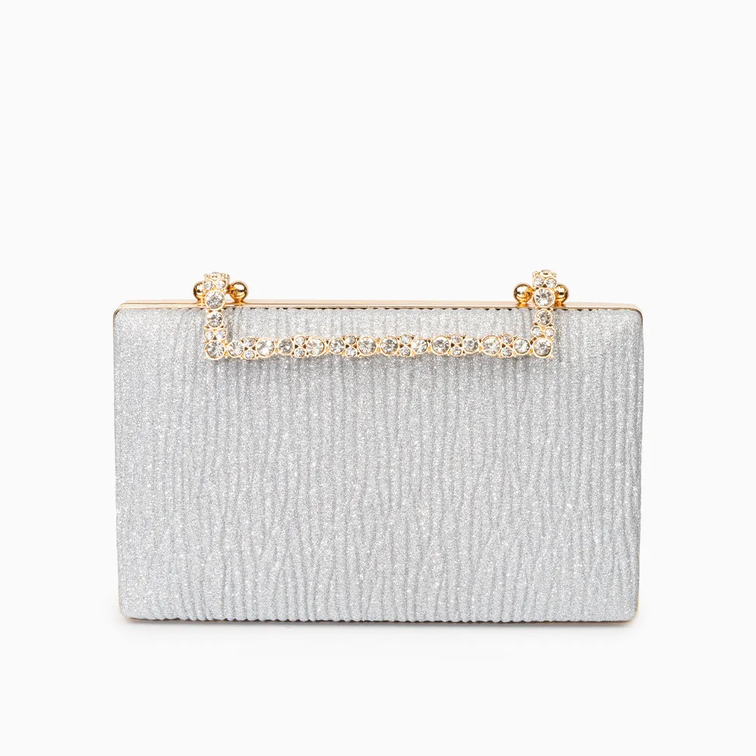 Maria Pleated Clutch Bag