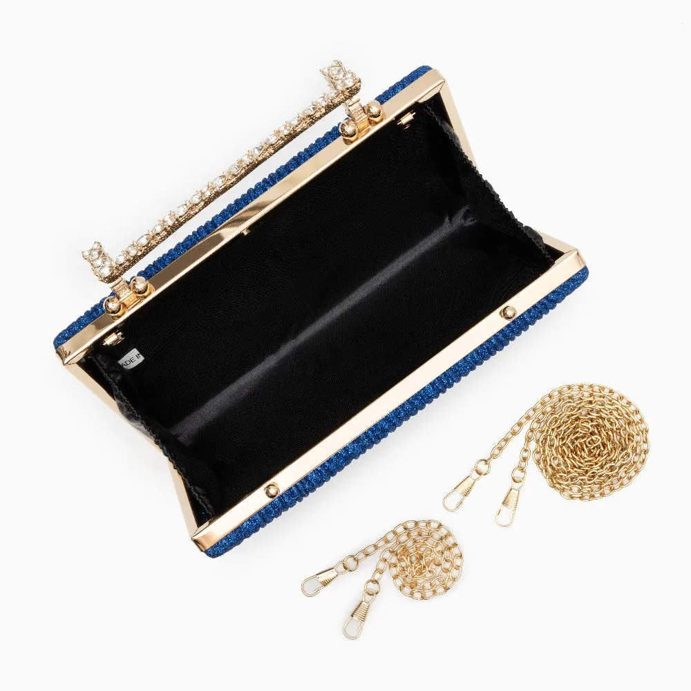 Maria Pleated Clutch Bag