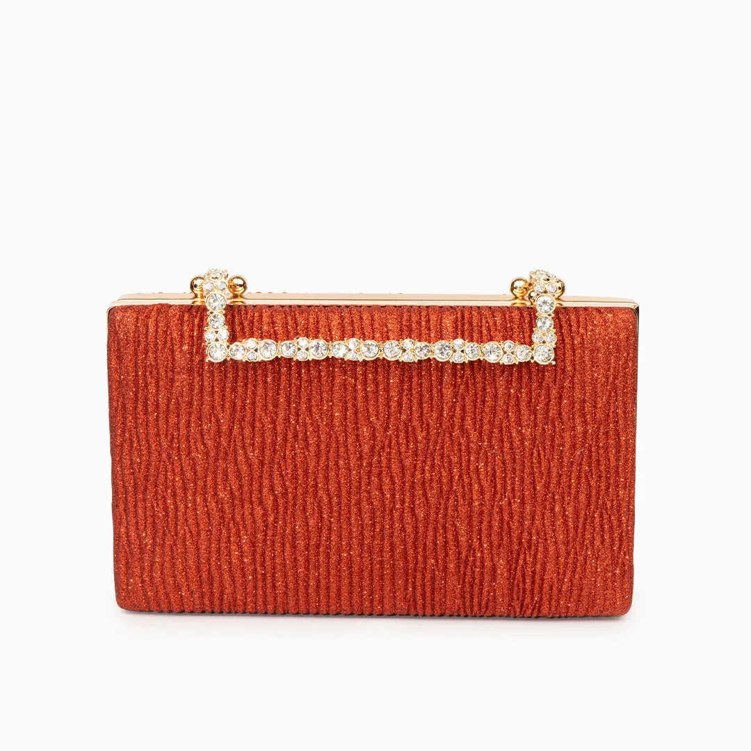 Maria Pleated Clutch Bag