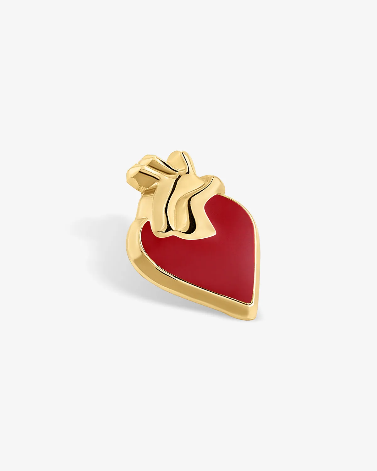 Modern Anatomical Heart Lapel Pin