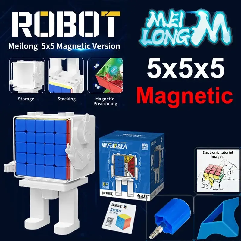 MOYU Meilong M Magnetic Magic Cube 3X3 2X2 4X4 5X5 Pyraminx Professional Speedcube 3x3x3 Speed Puzzle Children's Toy Cubo Magico