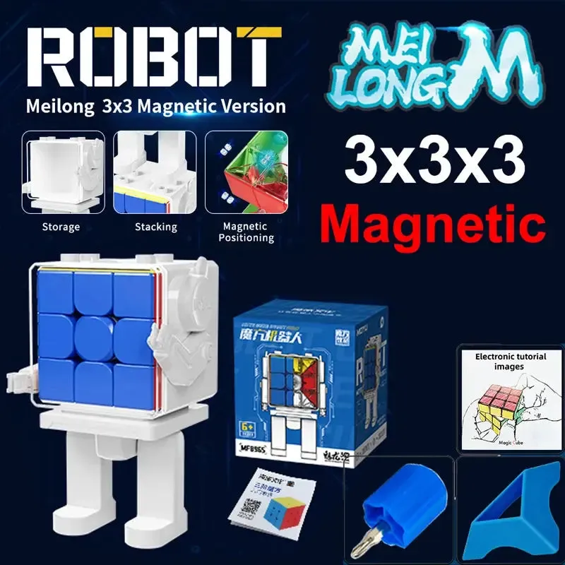 MOYU Meilong M Magnetic Magic Cube 3X3 2X2 4X4 5X5 Pyraminx Professional Speedcube 3x3x3 Speed Puzzle Children's Toy Cubo Magico