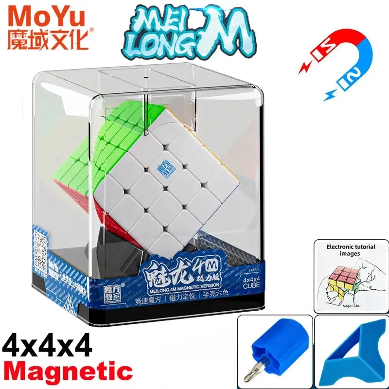 MOYU Meilong M Magnetic Magic Cube 3X3 2X2 4X4 5X5 Pyraminx Professional Speedcube 3x3x3 Speed Puzzle Children's Toy Cubo Magico