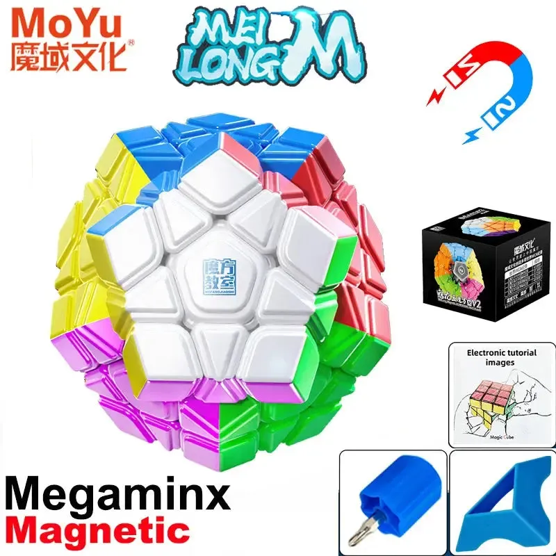 MOYU Meilong M Magnetic Magic Cube 3X3 2X2 4X4 5X5 Pyraminx Professional Speedcube 3x3x3 Speed Puzzle Children's Toy Cubo Magico