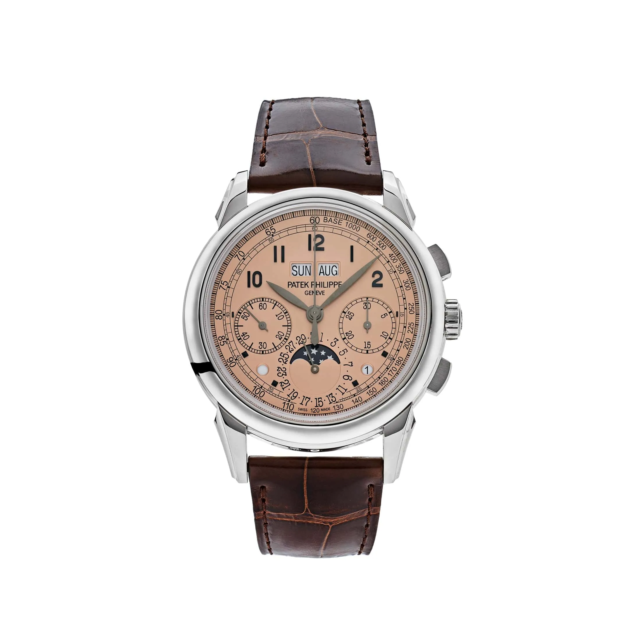 Patek Philippe Grand Complications 5270P-001 Perpetual Chronograph Platinum Gold Opaline Dial