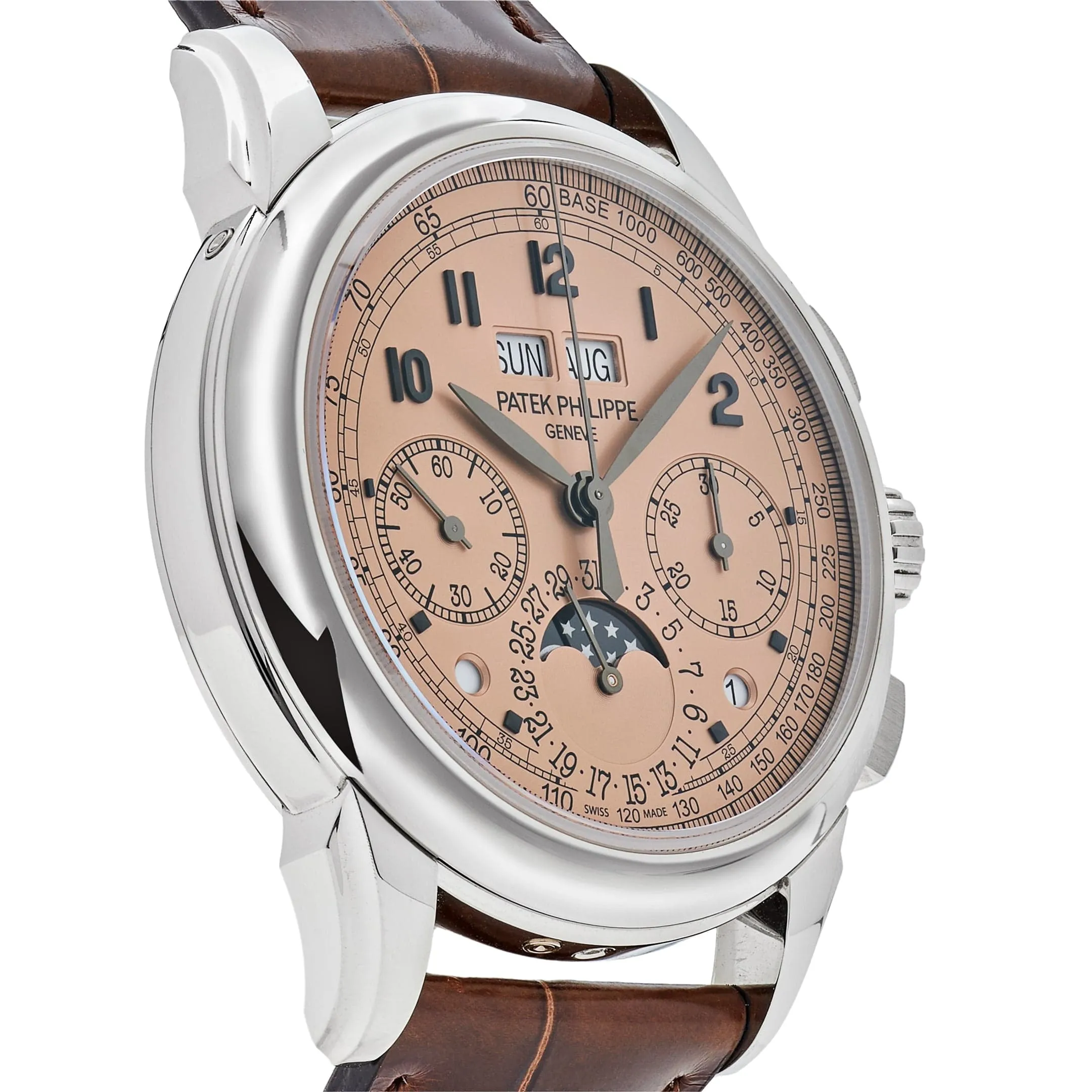 Patek Philippe Grand Complications 5270P-001 Perpetual Chronograph Platinum Gold Opaline Dial