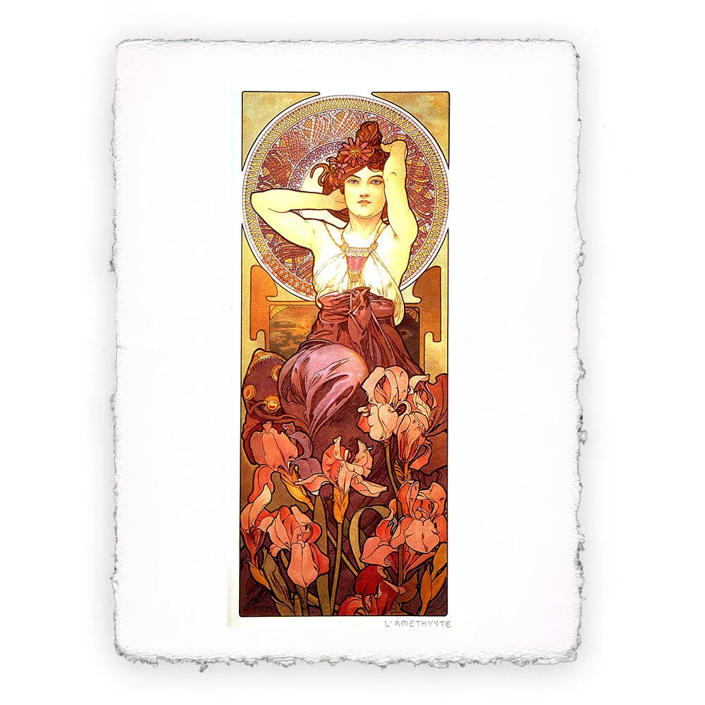 Stampa di Alphonse Mucha - Ametista II -