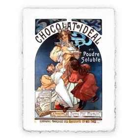 Stampa di Alphonse Mucha - Cioccolato Ideal -