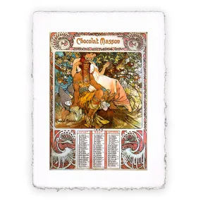 Stampa di Alphonse Mucha - Cioccolato Masson -