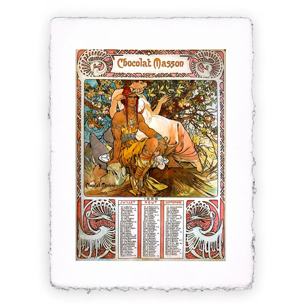 Stampa di Alphonse Mucha - Cioccolato Masson -