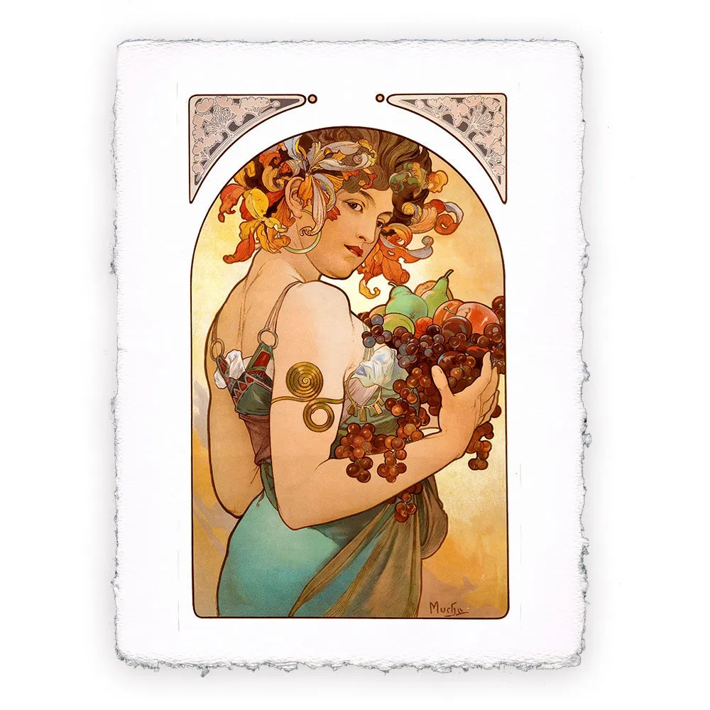 Stampa di Alphonse Mucha - Frutta -