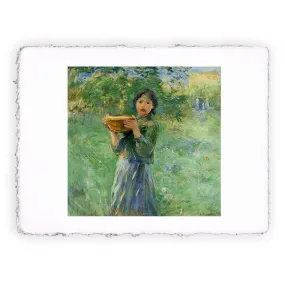 Stampa di Berthe Morisot - La scodella di latte - 1890