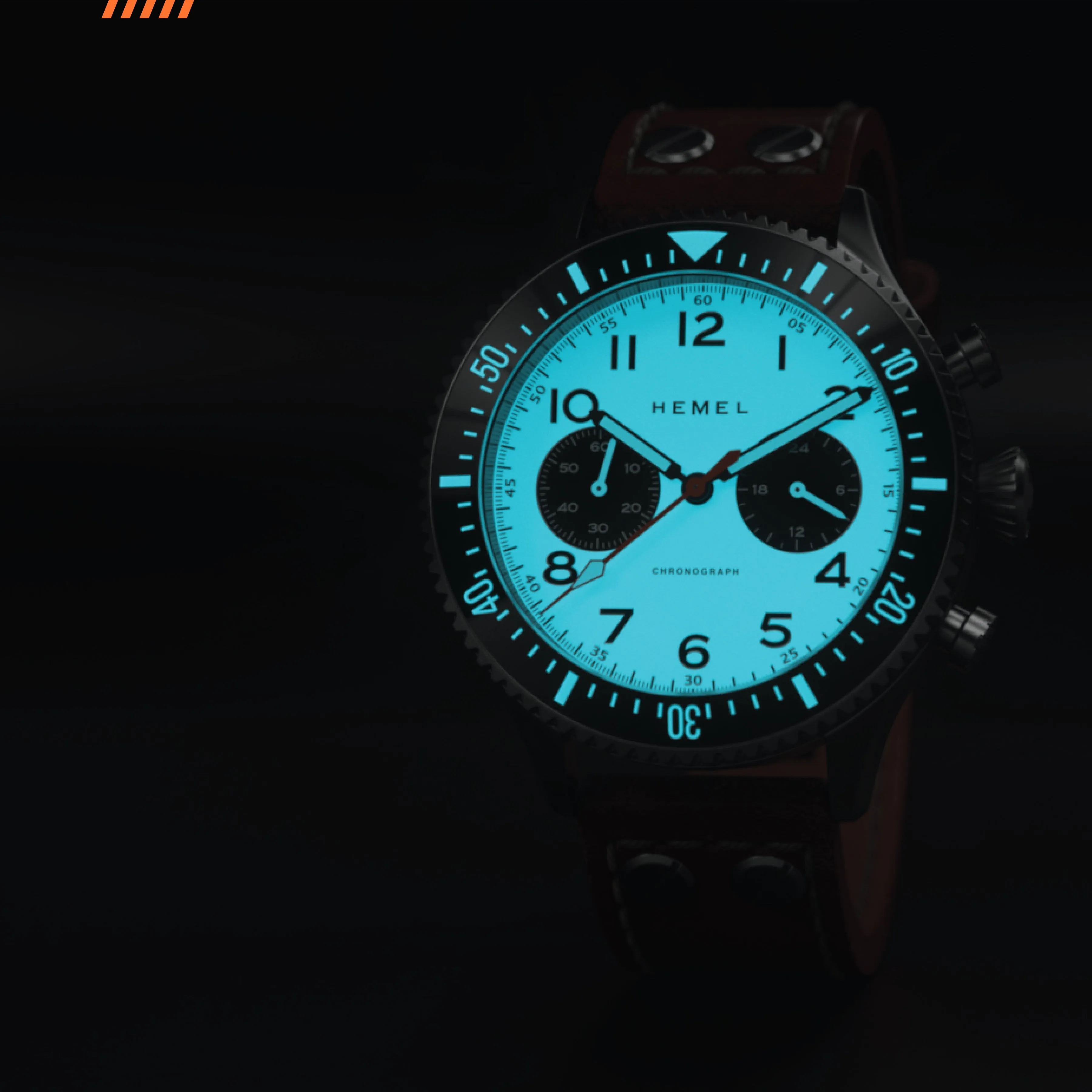 The Hemel HFT20 / VK64 Configuration / Full Lume Panda Dial